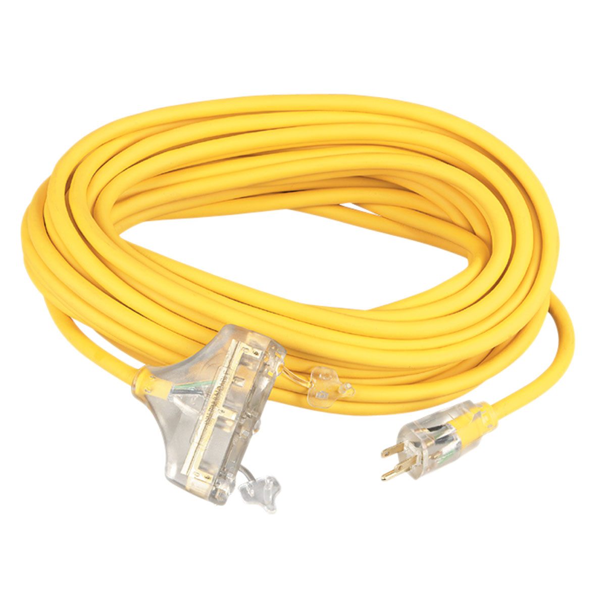 50' Power Indicating Power Block Extension Cord - Kimball Midwest