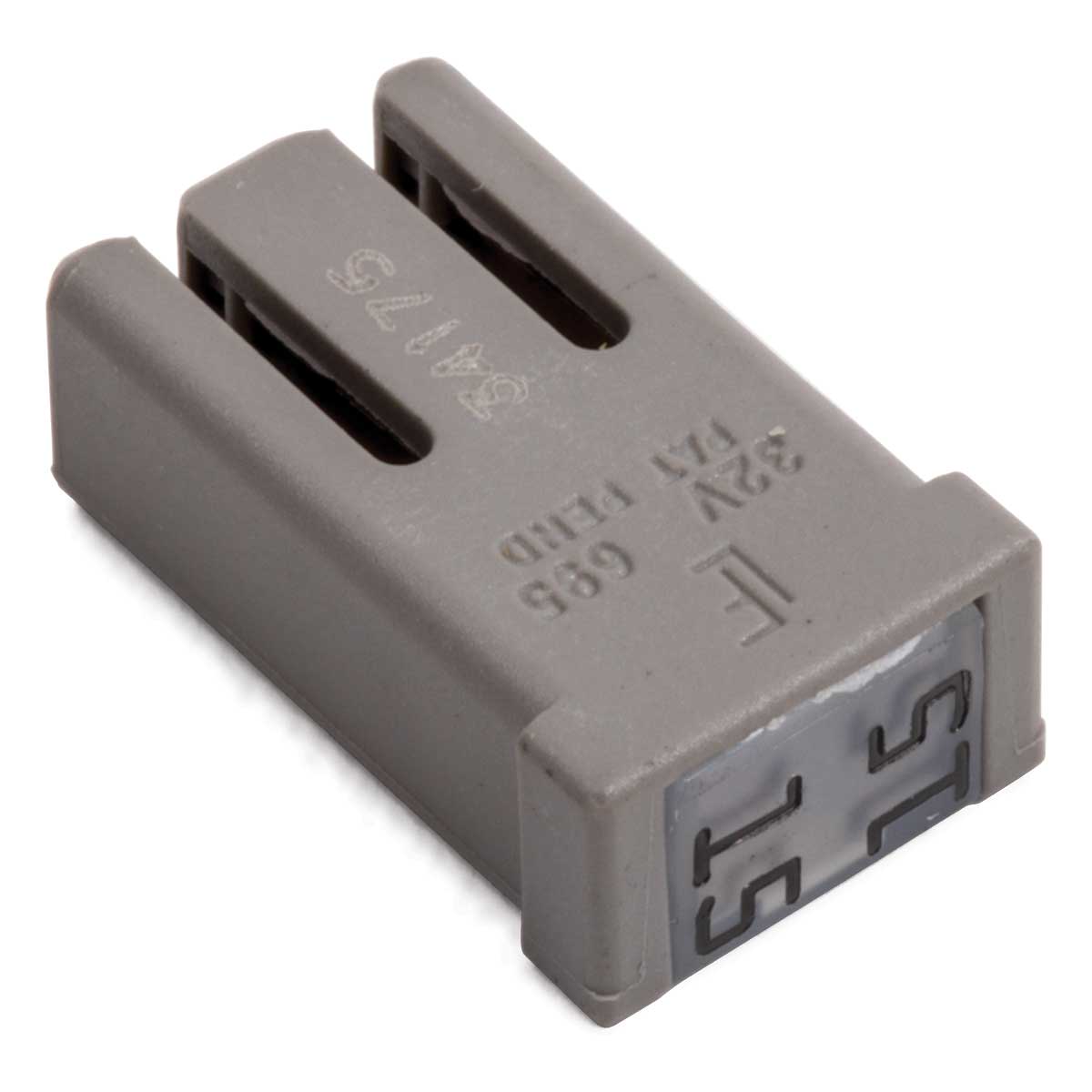 15 Amp Slotted Gray Mcase™ Fuse Kimball Midwest