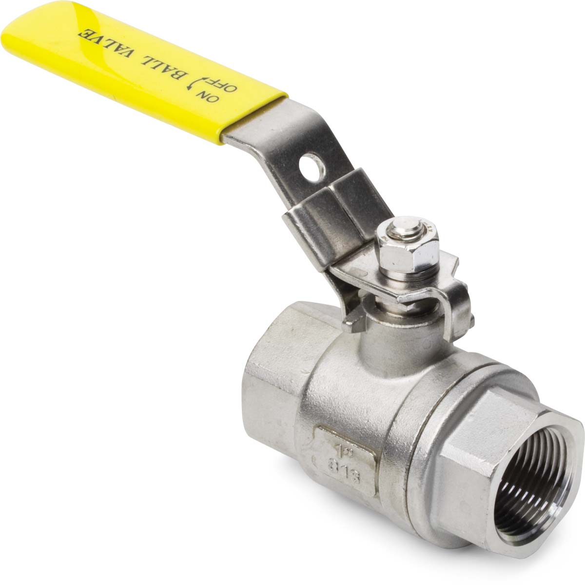 1/2 Two Piece Stainless Ball Valve - Kimball Midwest