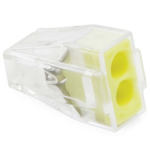 Yellow Quick Conn Push-In Wire Connector