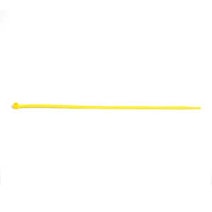 14" Yellow Color Coded Cable Ties - Bulk