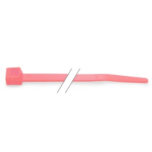 3/16" x 8" Fluorescent Pink Cable Tie - Bulk