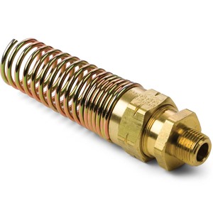 3/8" x 3/8" Male Connector with Spring Guard - 338 B Series