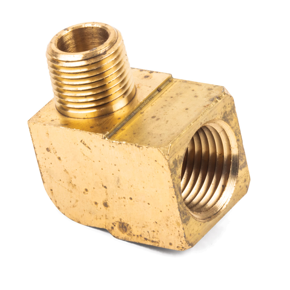 Brass Pipe Fitting, Street Elbow, 3/8 in. Female NPT x 3/8 in. Male NPT, Adapters, Pipe Fittings, Fittings, All Products