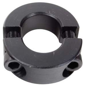 1-1/2" Black Oxide Steel 2-Piece Double Split Collar