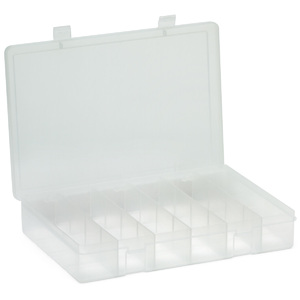 6 Compartment Large Poly Box
