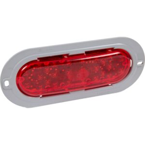 2" x 6" Red LED Lamp with Gray Flange - Lamp Only 60252R
