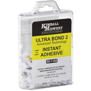 Ultra Bond 2 Single Use Tubes Instant Adhesive - Bulk