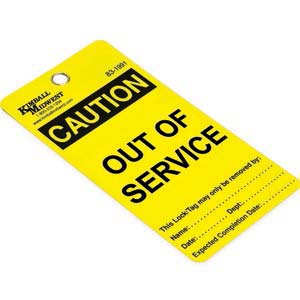 Caution: Out of Service - Cardstock