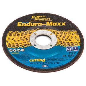 6" x 1/16" x 7/8" Type 27 Kim-Kut™ Endura-Maxx™ Cut-Off Wheel