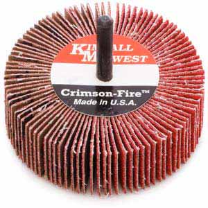 1-1/2" x 1" 80 Grit Crimson-Fire™ Flap Wheel