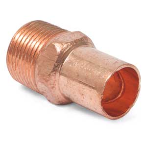 1" x 1" Fitting to Male Pipe Thread Adapter