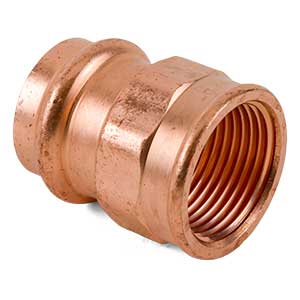 1/2" Copper Press Fitting Female Adapter