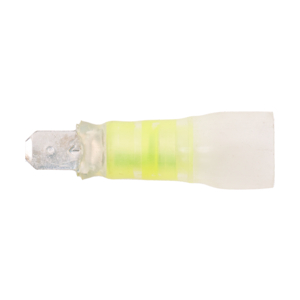 12 - 10 AWG Yellow Polyolefin Insulated Pro-Tech™ Extreme (1/4") Male Quick Slide Terminal