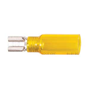 12 - 10 AWG Yellow Pro-Tech™ Nytrex Insulated Heat Shrink (1/4" Tab) Female Quick Slide Terminal