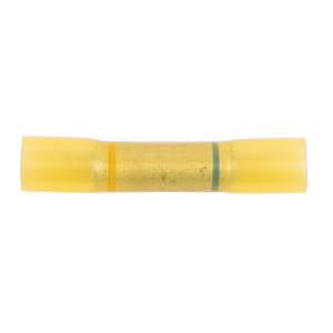 16-14 to 12-10 AWG Yellow Polyolefin Insulated Pro-Tech™ Commercial Grade Heat Shrink Step Down Butt Connector